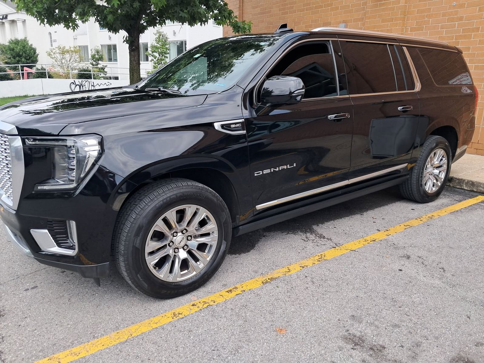 Black luxury SUV